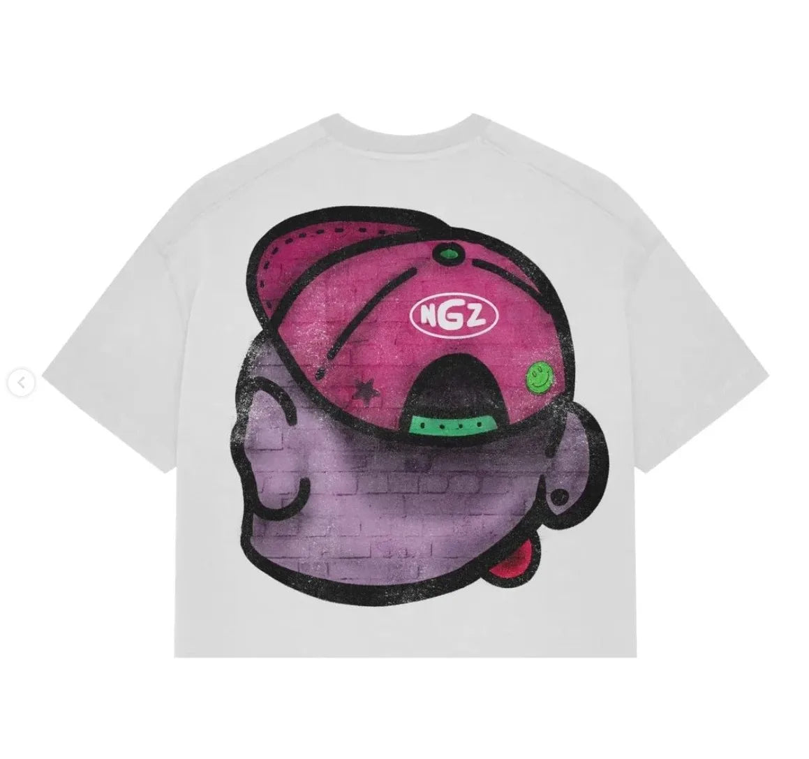 Big face graphic t-shirt