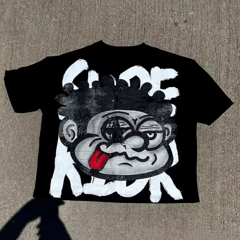 Big face graphic T-shirt