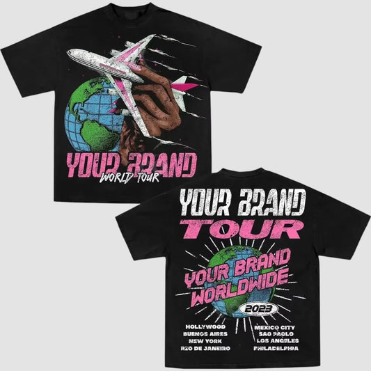 Your brand tour graphic T-shirt