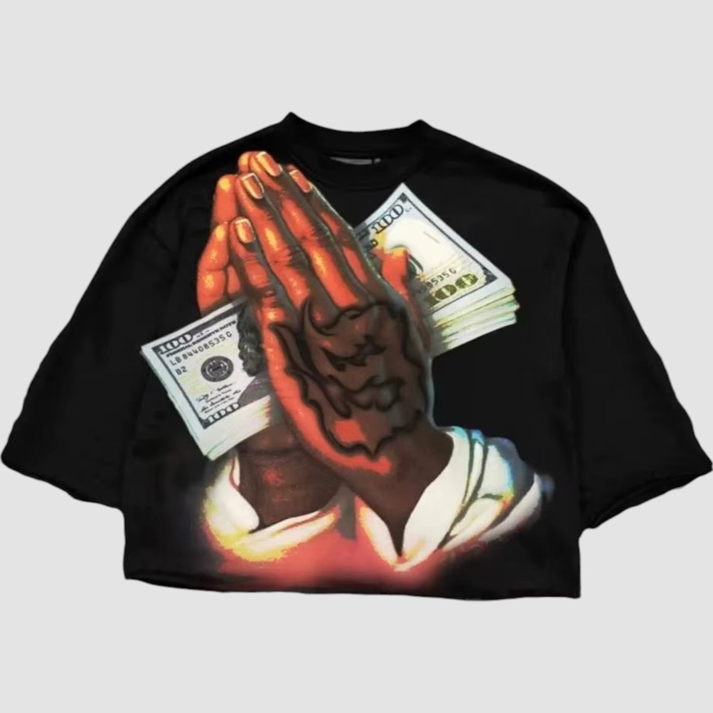 Prayed for this lifestyle graphic cotton T-shirt